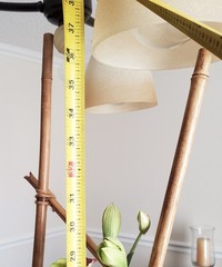 Home Decor/ Faux Orchids and Ceramic Vase