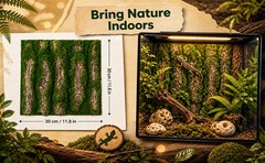 Artificial Moss Bark 11.8 x 11.8 inches Tree Plants Bark DIY for Tree Collar
