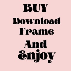 Digital Image Wall art Beautiful Thought Frame for living and bed room A-239