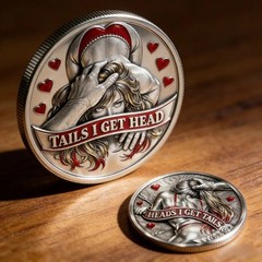 Heads I Get Tail / Tails I Get Head Commemorative Coin, Naughty Adult 1 pc