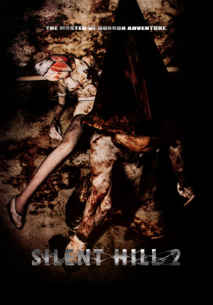 Silent Hill 2 Poster Pyramid Head Bubble Head Nurse Horror Game Print 11 x 15.7″