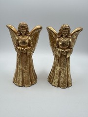 Angel Floating Vase Holders Gold Bombay Company Christmas Holiday Religious
