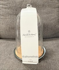 Hearth & Hand 10″ DECORATIVE CLOCHE CLEAR Target MAGNOLIA Spring Decor GLASS