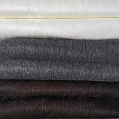 SOFT & WARM PLAIN SOLID ALPACA WOOL BLANKET QUEEN SIZE HANDMADE IN ECUADOR