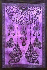 Tapestry Dream Catcher Mandala Indian Wall Hanging Decor Bohemian Hippie Poster