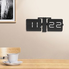 Wall Clock Tabletop Flip Clock Digital Display Screen 12 Hour Clock Indoor