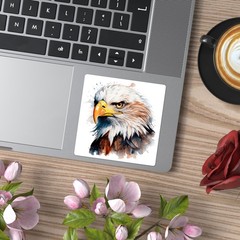 Bald Eagle Head – Vinyl Decal Sticker – Car Window Laptop – ebn9728