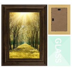 8×12 Ornate Picture Frame Without Mat for 8×12 Photo,ShatterResistant Glass…