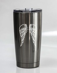 Angel Wings Vinyl Decal V12 | Custom Wing Stickers | Die Cut Sticker
