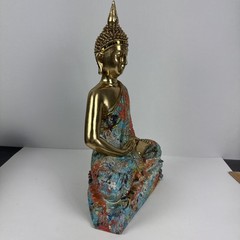 The Resin Buddha Decorative Sculpture Home Decor Statue, Accent Figurine 11″ …
