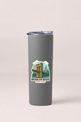 Brooklyn Bridge New York Sticker Decal Vinyl Die-Cut Symbolic Landmark Design