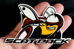 Dodge Scatpack Bee Steel Sign – Ver2