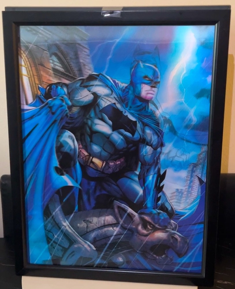 DC-BatmanPoster 3D Lenticular Flip Effect,3 Images In One, water resistant