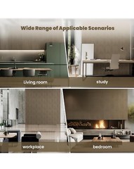 11 Pc 3D Wood Wall Panels Water Resistant Bendable Slate Walls 11.8”x 11.8”