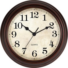 Elegant 12-Inch Vintage Wall Clock – Silent Non-Ticking for Any Room