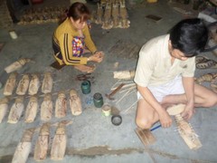 Hand made bamboo model big Lobster for wall decoration