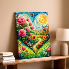 Wall Art He Is Risen Easter Cross Empty Tomb Floral Christian Religious Decor