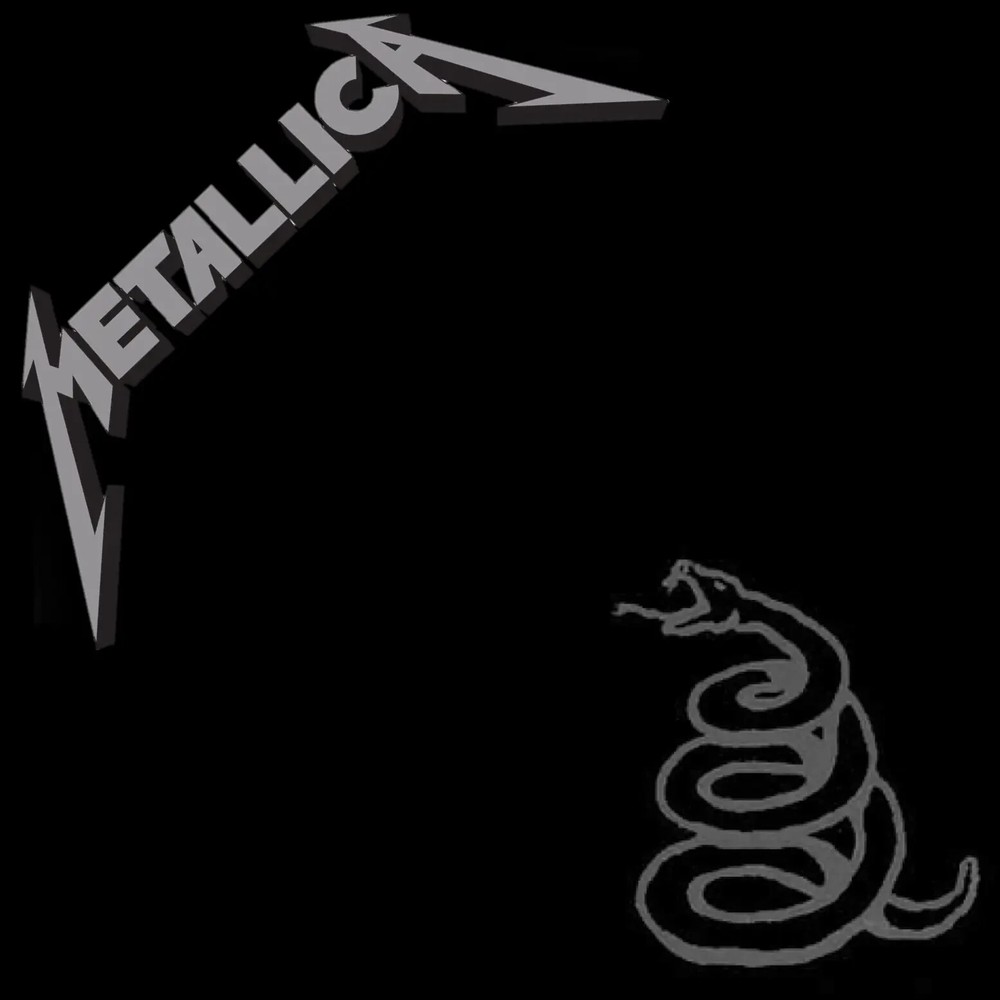 METALLICA The Black Album Music Album Cover Poster Print 12 x 12