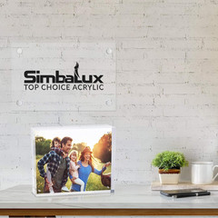 ® Acrylic Magnetic Photo Frame 8” X 10” Free Standing with UV Protectio
