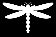 Dragonfly Vinyl Art Decal Sticker Car Truck RV Door Window Wall Laptop Tablet