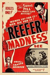 «Reefer Madness» 1950s Marijuana Adult Vintage Style Movie Poster – 24×36