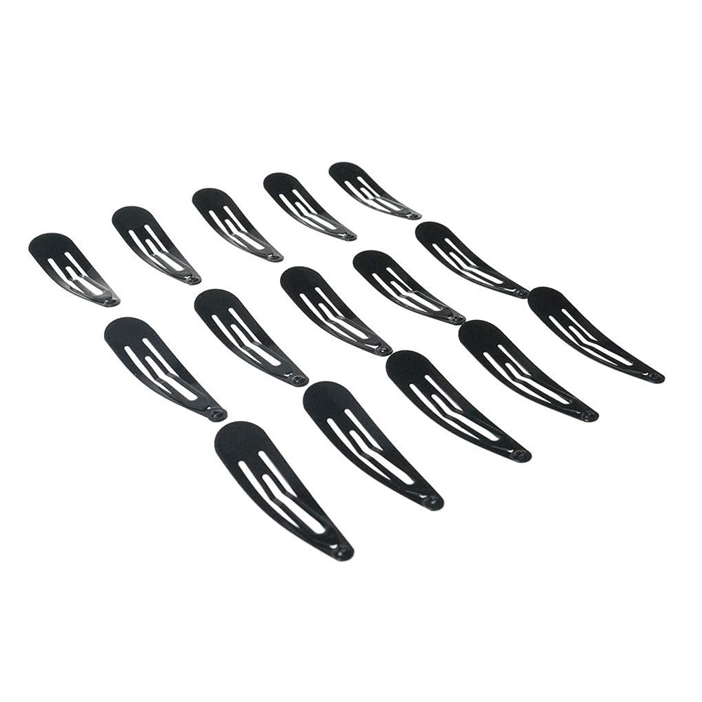 Simple Solid Color Snap Hair Side Clips Girls & Women Cleaning Household Handy