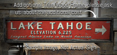 Custom Distressed Address Sign – Rustic Hand Made Vintage Wooden