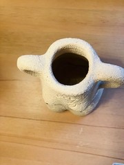 Urban Outfitters Home Leggy Lady Decorative Pottery Vase 6” Female Form Beige