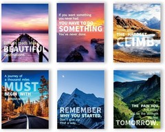 SGGYEFOK Motivational Wall Art Decoration Painting | 6-pack 8 x 10 inches, Suita