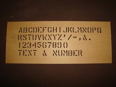 CUSTOM MADE -US Military Oil board Stencil 1″ Marsh -PLEASE Read my Description