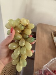 High Bunch Lifelike Artificial Grape Plastic Fake Fruit Food For Home Decoration