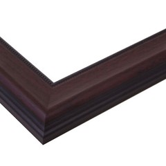 ArtToFrames 1.75″ Custom Poster Frame Brown Mahogany with Beads 4211 Large