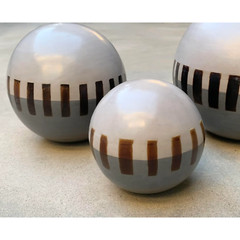 Decorative Balls Large Sphere Round Includes 3 Sizes: 7¼ X 7¼, 6¼ X 6¼, 4¼ X 4⅝
