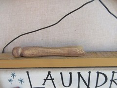Laundry Room Sign» LAUNDRY, Put Your Duds In The Suds» Clothespin Wood 12′ X 5