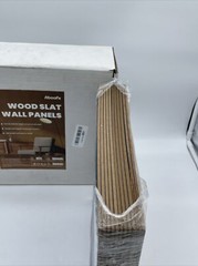 11 Pc 3D Wood Wall Panels Water Resistant Bendable Slate Walls 11.8”x 11.8”