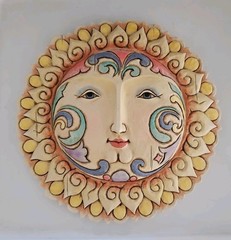 Jim Shore Sun Face Wall Hanging Garden Plaque 2007 Heartwood Creek