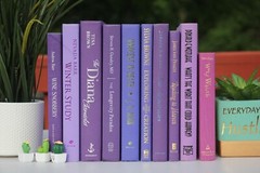 Stack of 6 colorful books for Decorating Staging | Book Decor| Home Decor.