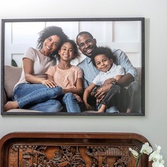 13×15 Rustic Brown Real Wood Picture Frame Width 0.75 inches | Interior Frame De