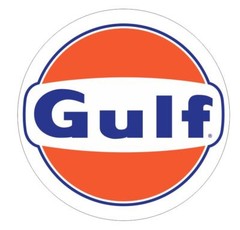 Gulf Oil Gulf Gasoline Sticker Decal R43