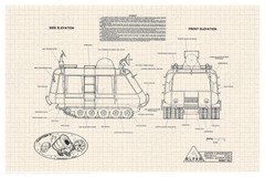 Lost In Space Chariot Diagram Cool Wall Decor Art Print Poster 12×18