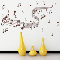 Music Wall Art, Notes Notation Sticker Decals, Home Removable Vinyl Mural Decor
