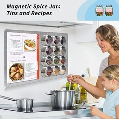 Multi-Use Metal Magnetic Board – 17.7″ x 11.8″ for Creative Organization