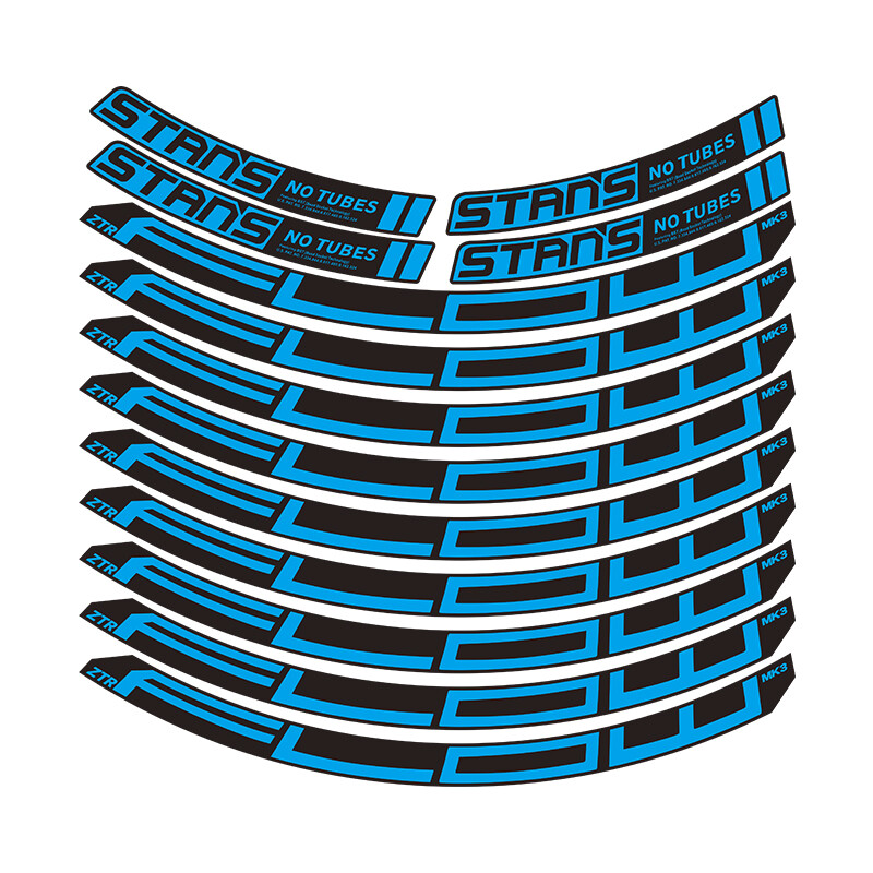 2020 NOTUBES Flow MK3 Mountain Bike Wheel Sticker for MTB Bicycle Rim Decals