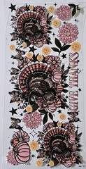 Turkey UV DTF Transfer Sticker Wrap Tumbler UVDTF BUY 10+ GET COMBINED SHIPPING