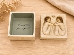 Willow Tree Friendship Keepsake Box Susan Lordi Forever Friends Trinket Box Gift
