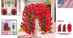 Easy-Care Silk Hanging Plants – 2PCS Realistic Trailing Vines for Every Occasion