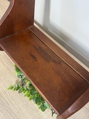 Vintage Cushman 3-Tier Solid Maple Hanging Wall Shelf Colonial ~ 24.5”Hx12”Wx6”