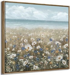 Framed Wall Art for Bedroom Decor Farmhouse Boho Beach Coastal Vintage Floral…