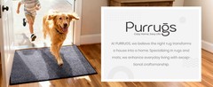 Easy Care Area Rug 4.5ft x 7ft, Non-Slip Washable Entryway Rug, Dog Door Mat,