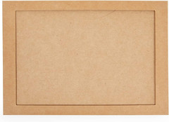 48-Pack Brown Card Stock Photo Frame Cards – 4.75 X 6.8 in Kraft Paper with Enve